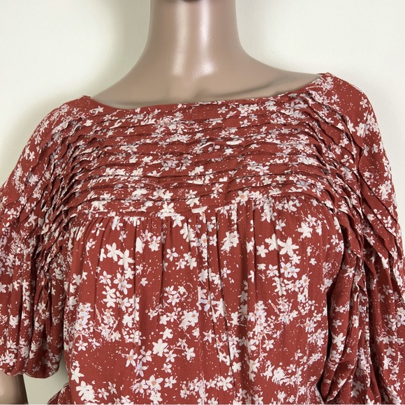 NEW FREE PEOPLE REVOLVE FLORAL PRINT BODYSUIT - Picture 4 of 9
